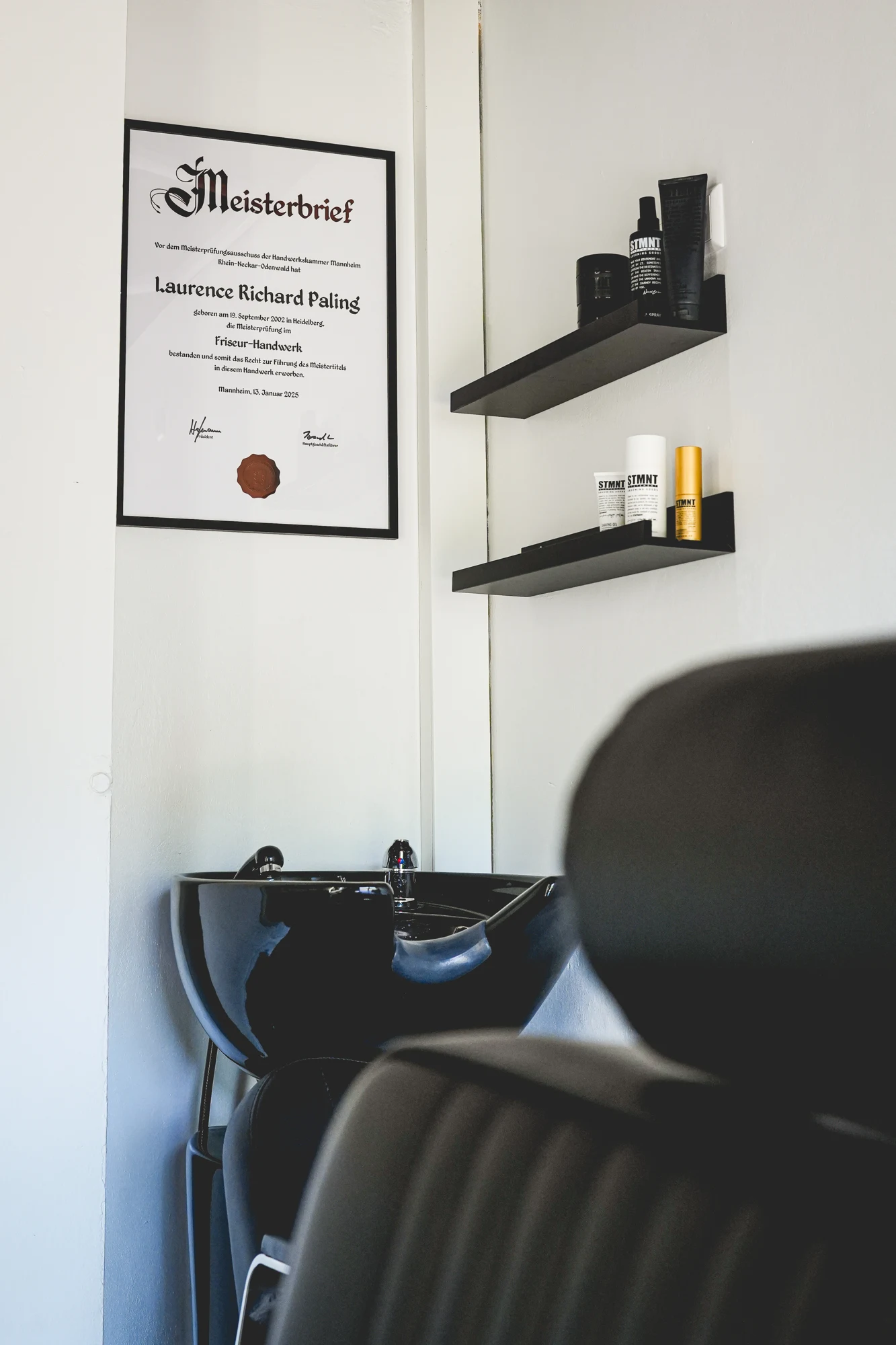 Haarwaschbereich im Salon
